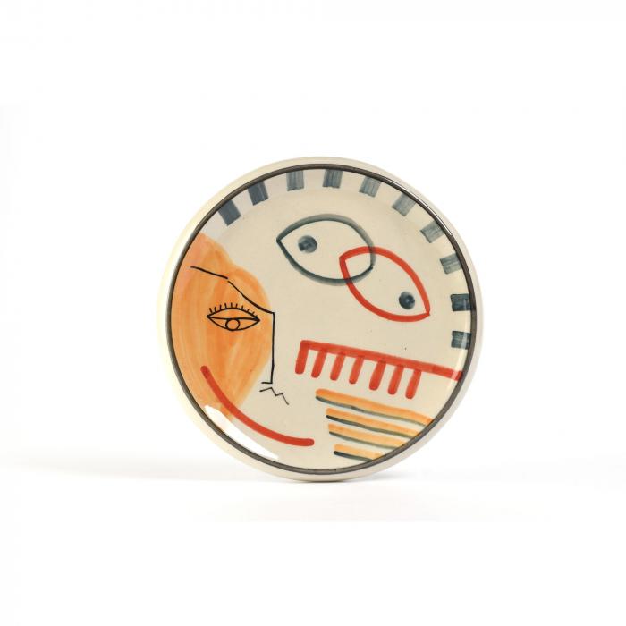Piatto Face ceramica