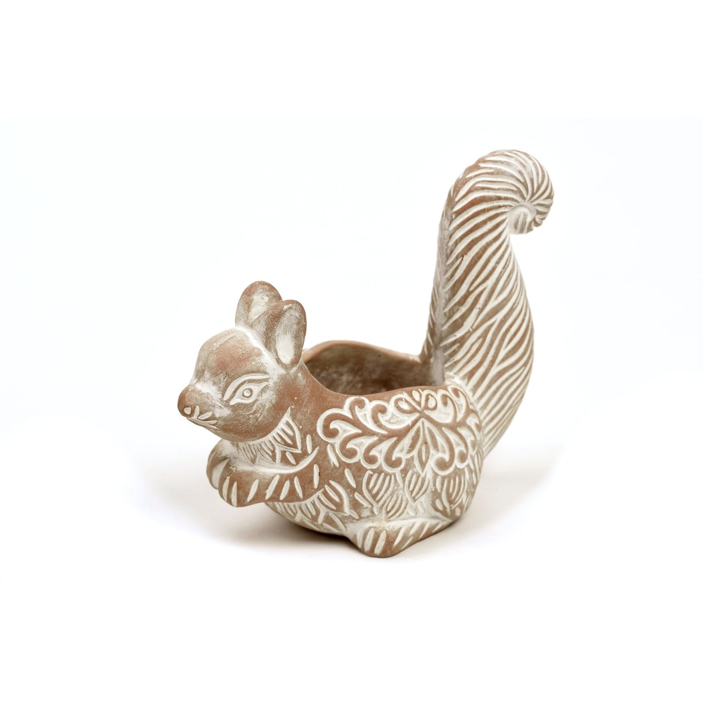 Vasetto Scoiattolo terracotta