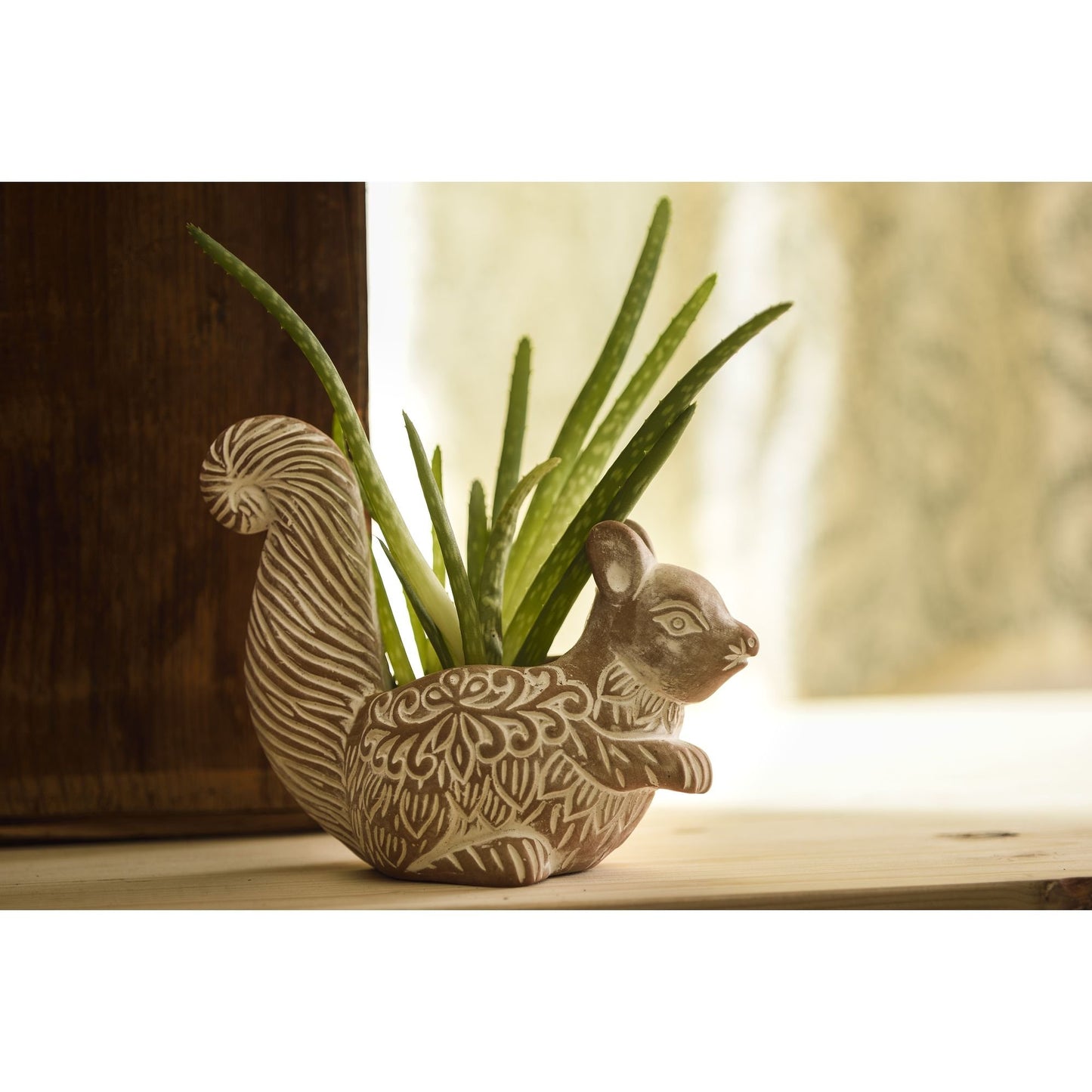 Vasetto Scoiattolo terracotta