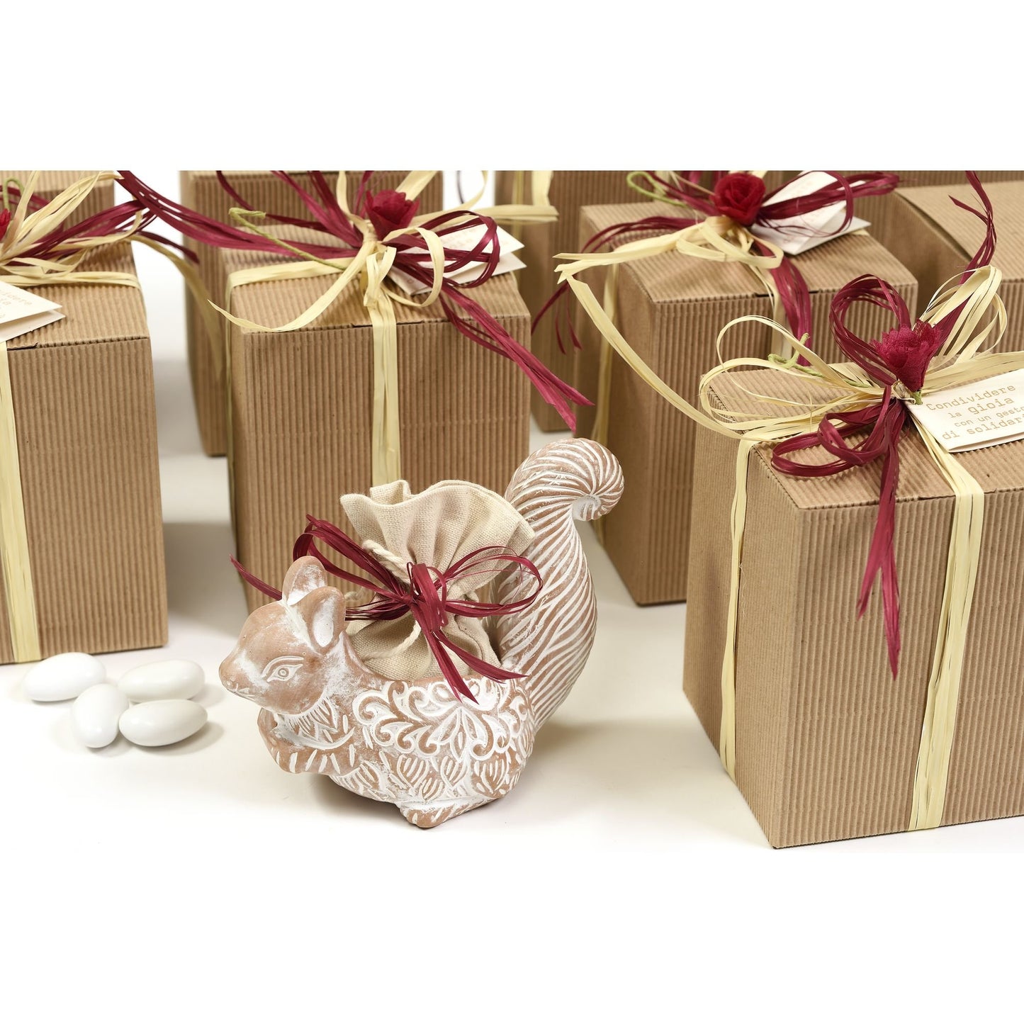 Vasetto Scoiattolo terracotta