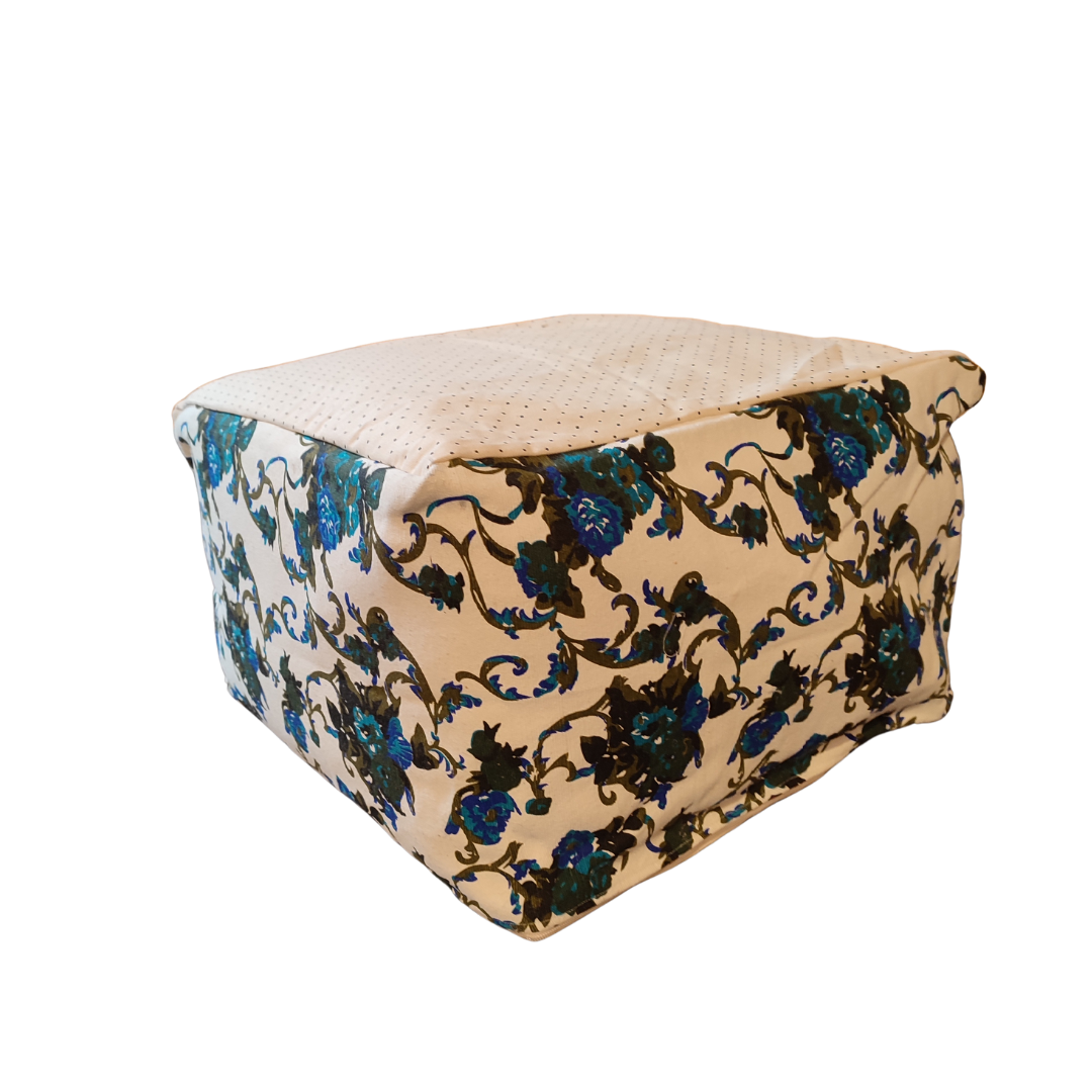 Pouf juta canvas