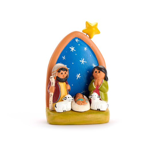 Presepe Finestra sulle stelle ceramica
