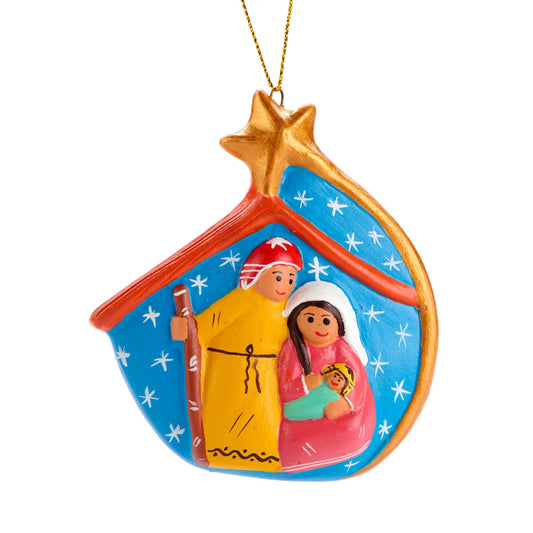 Presepe Notte chiara ceramica