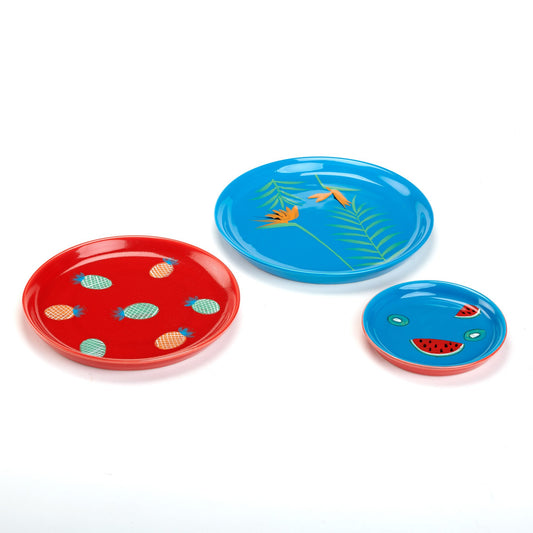 Set tre piattini Kyla ceramica