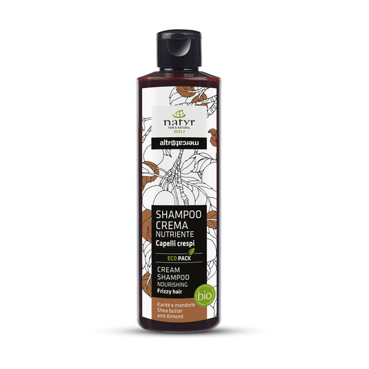 Shampoo crema nutriente karitè e mandorle - bio | 200 ml