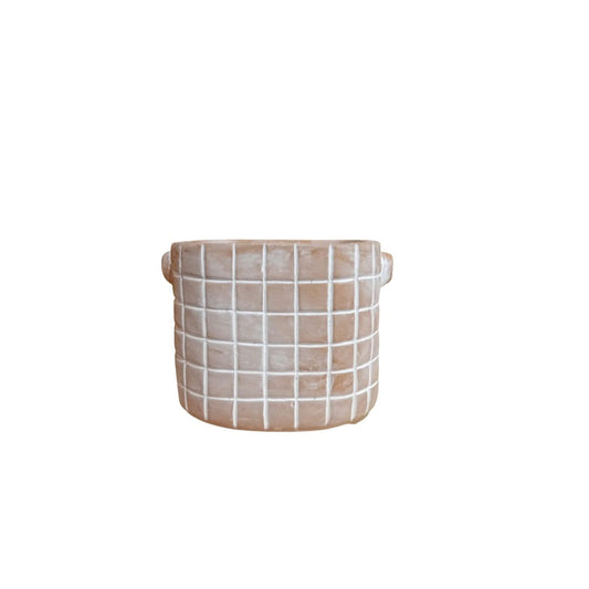 Vaso Quadretti terracotta